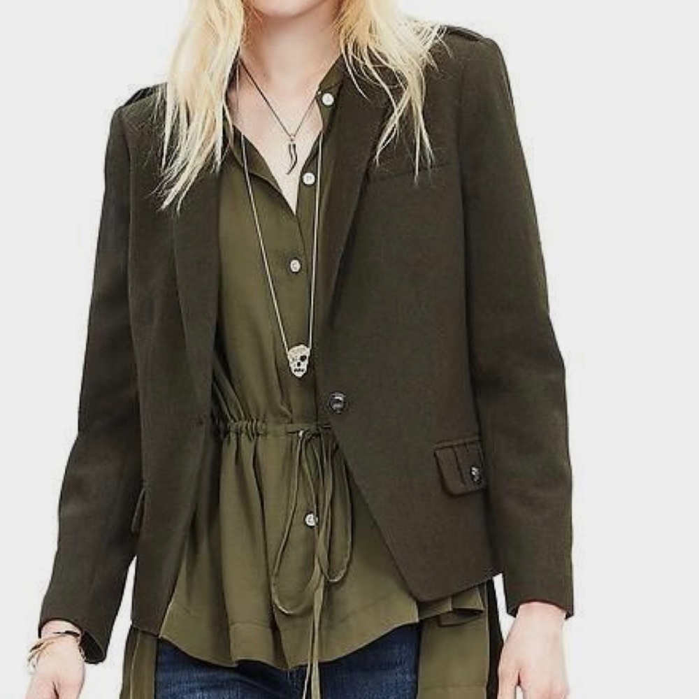 Banana Republic Heritage Military Blazer Size 2